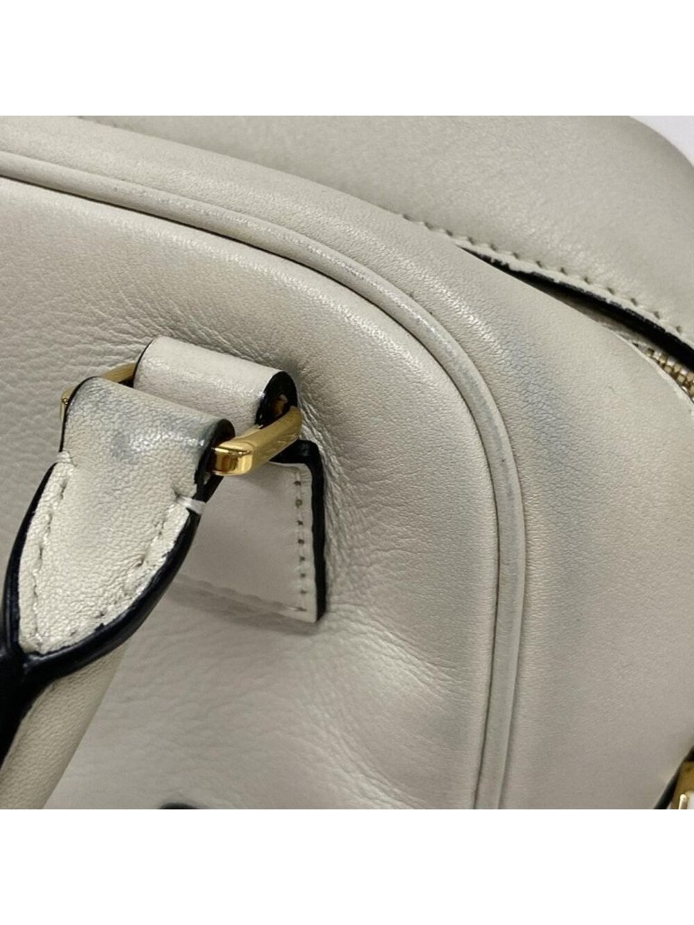 ★SOLD★ Loewe Amazona Ivory Mini Bag Joe Brainerd Leather - Picture 14 of 15
